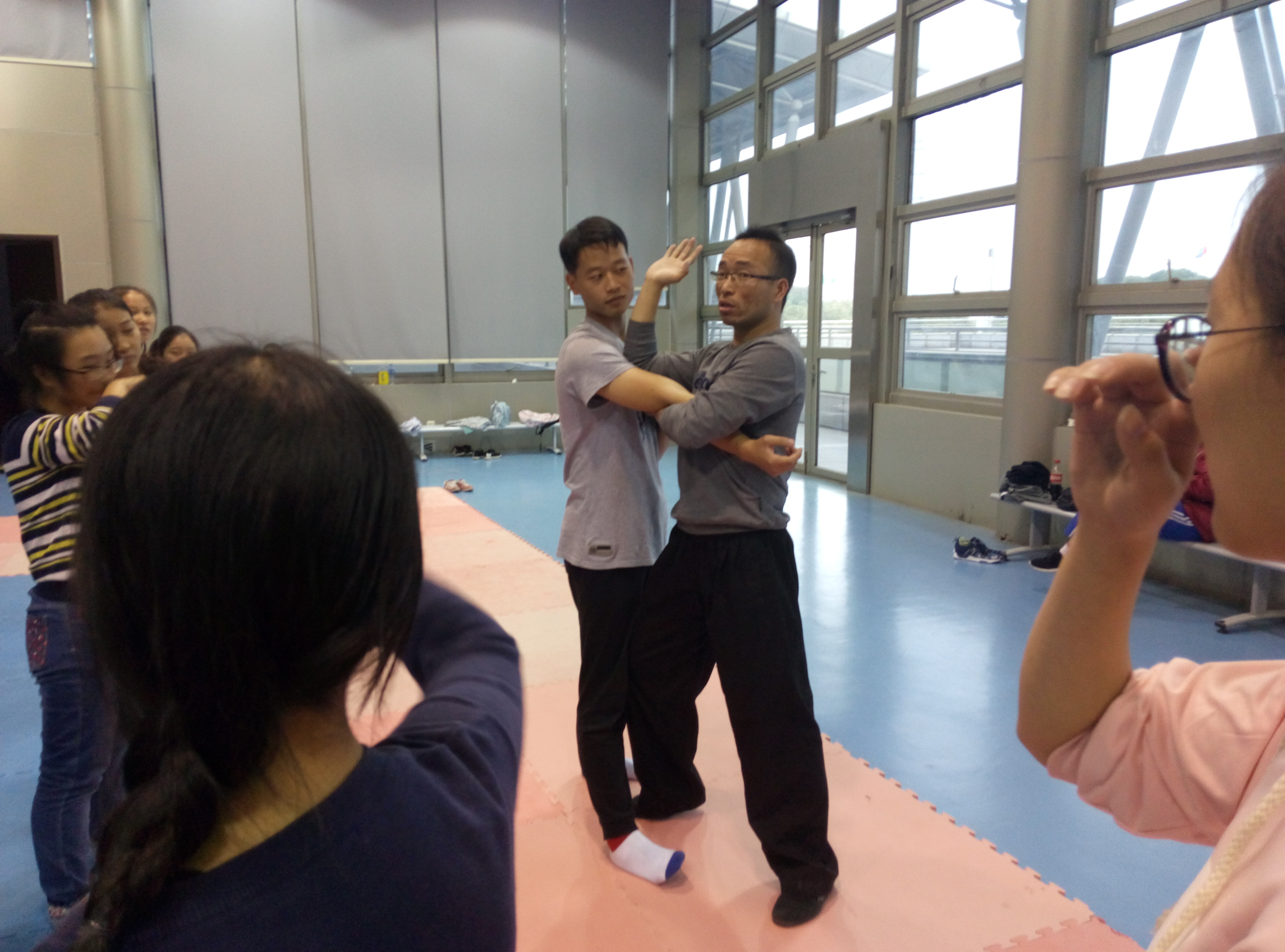 梅师华老师为常熟理工学院进行截拳道教学指导